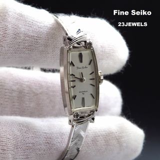 セイコー(SEIKO)のFine Seiko 手巻き腕時計 23JEWELS ヴィンテージ 2Pストーン(腕時計)