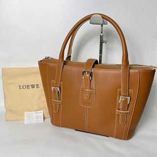 ロエベ(LOEWE)の【美品・保存袋付】ロエベ　センダ　ブラウン　ミニトートバッグ　ハンドバッグ(トートバッグ)