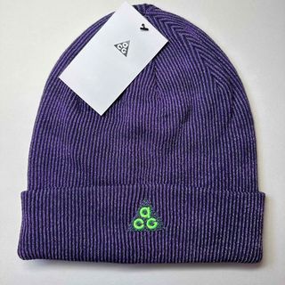 ナイキ(NIKE)の【新品】Nike Acg Tf Peak Beanie Sc L パープル(ニット帽/ビーニー)