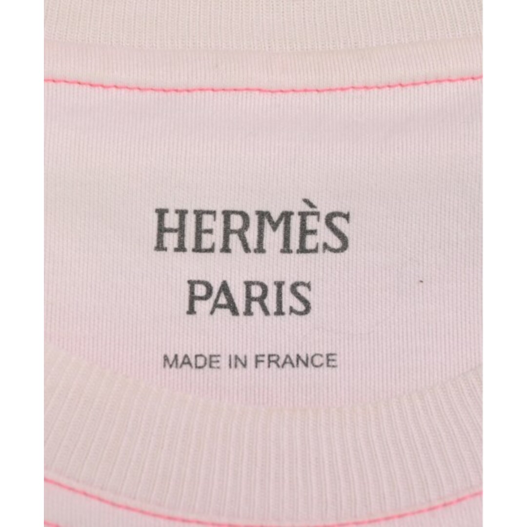 Hermes(エルメス)のHERMES エルメス Tシャツ・カットソー 36(XS位) ピンク 【古着】【中古】 レディースのトップス(カットソー(半袖/袖なし))の商品写真