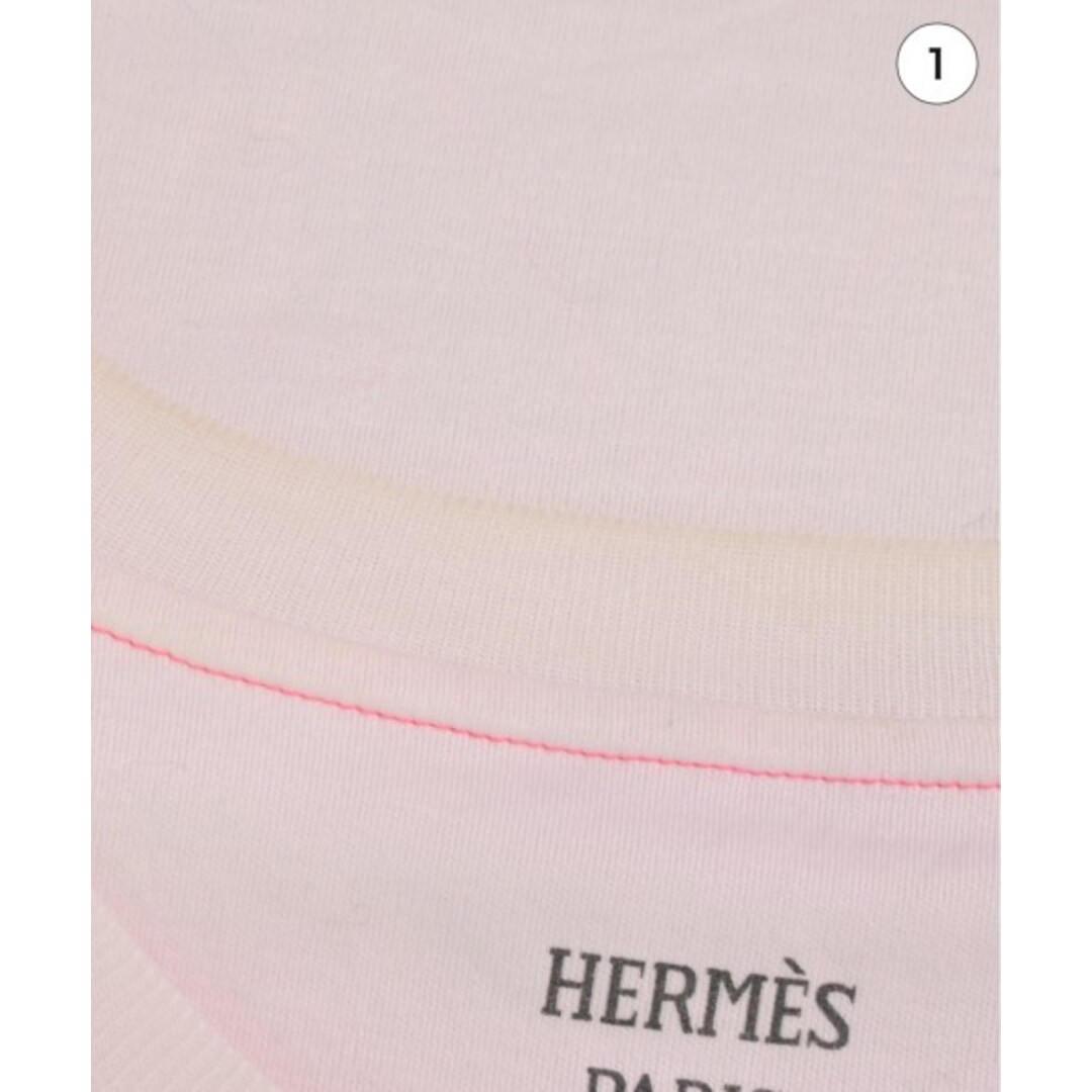 Hermes(エルメス)のHERMES エルメス Tシャツ・カットソー 36(XS位) ピンク 【古着】【中古】 レディースのトップス(カットソー(半袖/袖なし))の商品写真