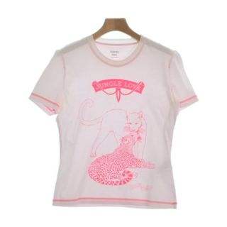 エルメス(Hermes)のHERMES エルメス Tシャツ・カットソー 36(XS位) ピンク 【古着】【中古】(カットソー(半袖/袖なし))