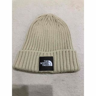 ザノースフェイス(THE NORTH FACE)のTHE NORTH FACE ノースフェイス ニット帽 ニットキャップ　ベージュ(ニット帽/ビーニー)