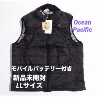 オーシャンパシフィック(OCEAN PACIFIC)の【新品未開封】Ocean Pacific 電熱ベストモバイルバッテリー付き(ダウンベスト)