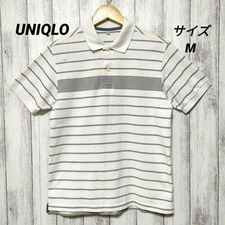 ユニクロ(UNIQLO)のUNIQLO ユニクロ (M)　ボーダーポロシャツ(ポロシャツ)