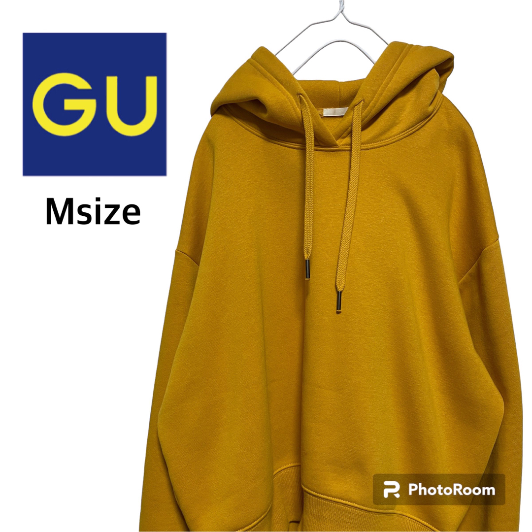 GU(ジーユー)のGU パーカー 黄色 Msize レディースのトップス(パーカー)の商品写真