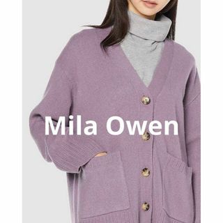 ミラオーウェン(Mila Owen)の【美品】ウール100%♡Mila Owen リブデザインタスマニアカーディガン(ニット/セーター)