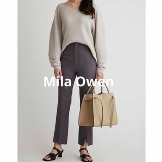 ミラオーウェン(Mila Owen)の【極美品】Mila Owen 2wayボリュームスリーブリブニットプルオーバー(ニット/セーター)