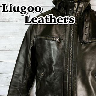 Liugoo Leathers - 【極美品】 馬革　ホースレザー リューグーレザーズ　シングルライダースジャケット