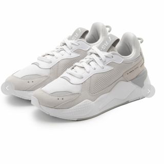 プーマ(PUMA)の【新品】PUMA  ☆ RS-X  リインベント　スニーカー　ホワイト×グレー(スニーカー)