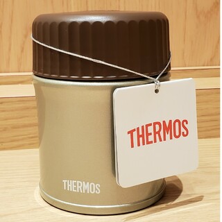 サーモス(THERMOS)のTHERMOS シルバー 380ml 真空断熱スープジャー JBU-380(弁当用品)