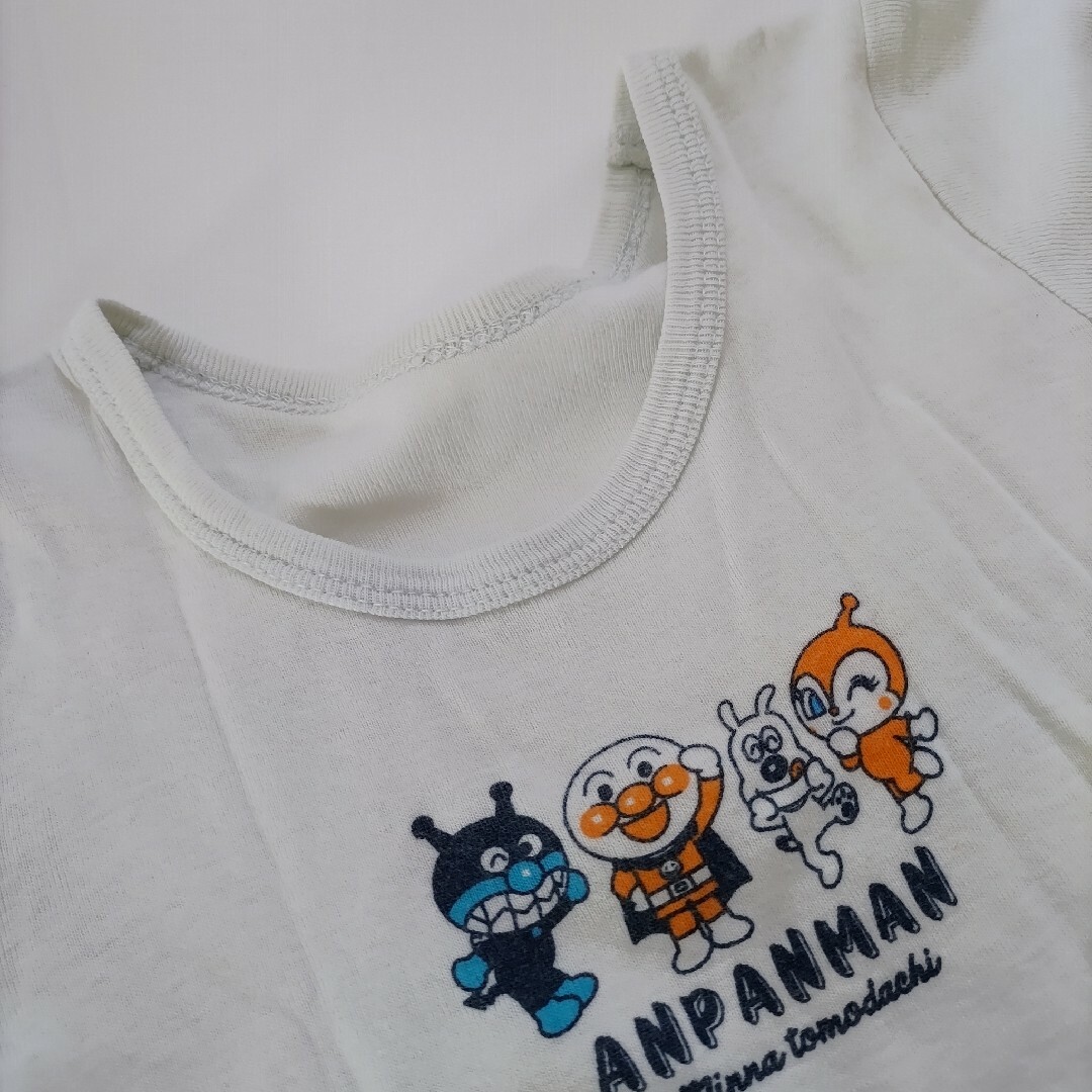 アンパンマン 肌着 2枚セット 男の子 95 キッズ/ベビー/マタニティのキッズ服男の子用(90cm~)(下着)の商品写真