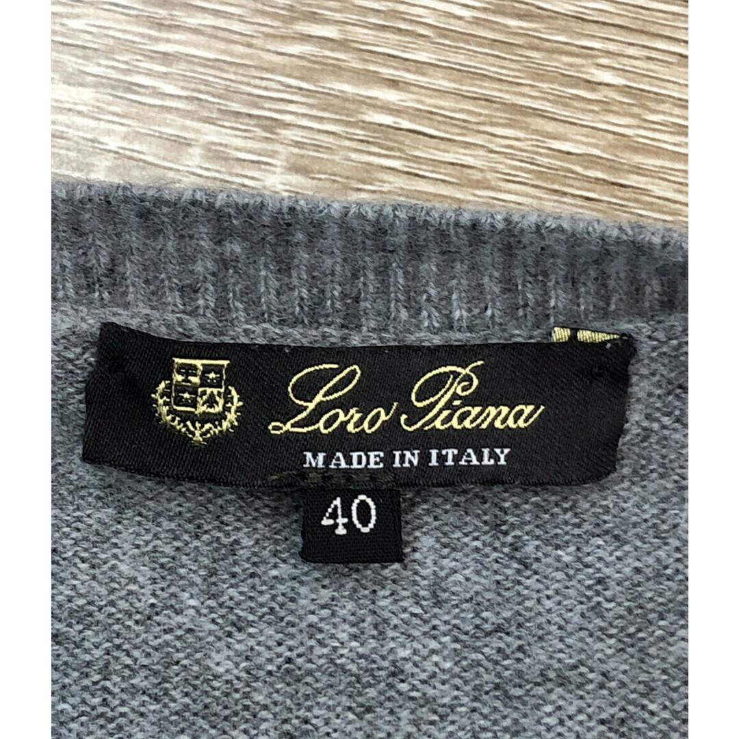 LORO PIANA(ロロピアーナ)のロロピアーナ 長袖ニット カシミヤ100％ レディース 40 レディースのトップス(ニット/セーター)の商品写真