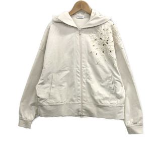 ブルネロクチネリ(BRUNELLO CUCINELLI)のブルネロクチネリ シルク混 フルジップパーカー レディース S(パーカー)