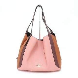 コーチ(COACH)のコーチ ハドリー ホーボー カラーブロック チョークマルチ ショルダーバッグ ポリッシュドペブルレザー 76088 【中古】(メッセンジャーバッグ)