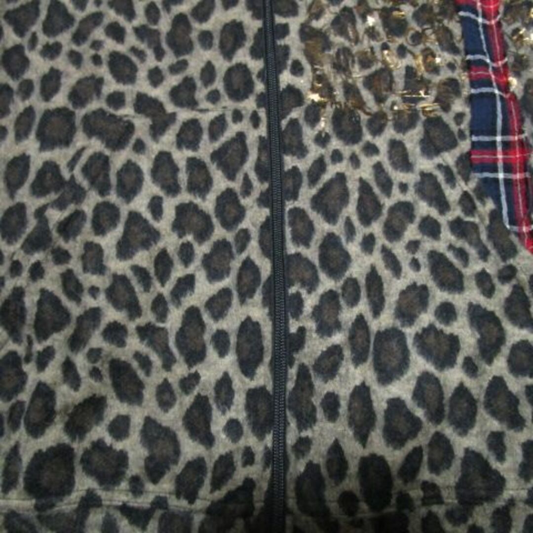 h.naoto(エイチナオト)のH.NAOTO エイチナオト　DOKUROGOTH Leopard hoodie レディースのトップス(パーカー)の商品写真