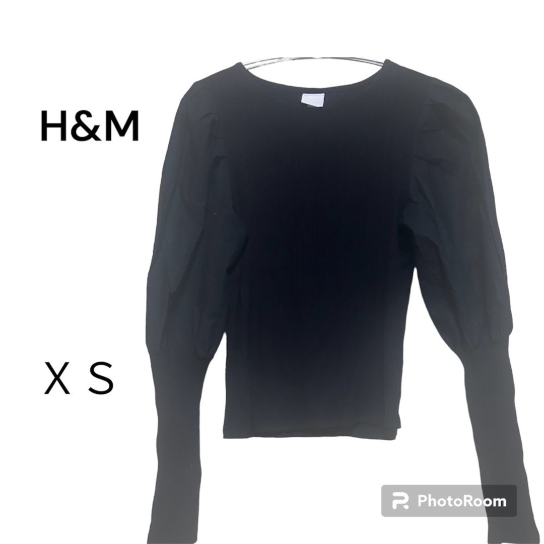 H&M  形がかわいい　長袖　トップス　袖の切替がかわいい レディースのトップス(カットソー(長袖/七分))の商品写真