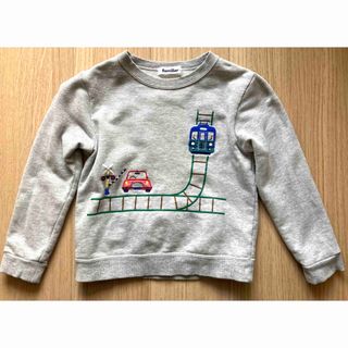 ファミリア(familiar)の【中古】ファミリア トレーナー 110 グレー(Tシャツ/カットソー)