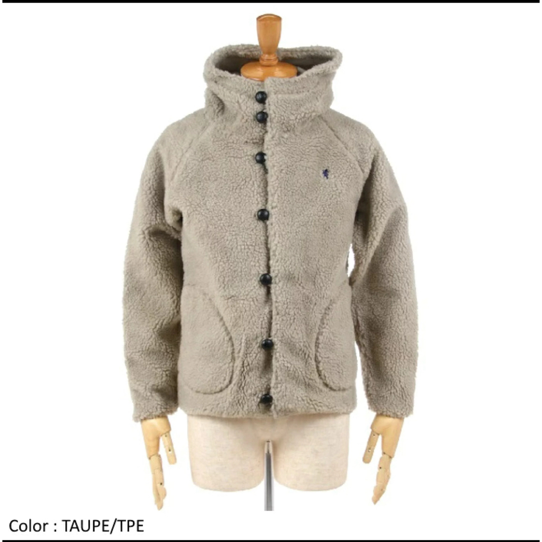 GYMPHLEX(ジムフレックス)のGymphlex ボアジャケット TAUPE(TAU) 16(L) レディースのジャケット/アウター(ブルゾン)の商品写真