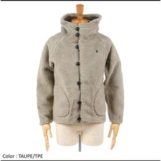 ジムフレックス(GYMPHLEX)のGymphlex ボアジャケット TAUPE(TAU) 16(L)(ブルゾン)