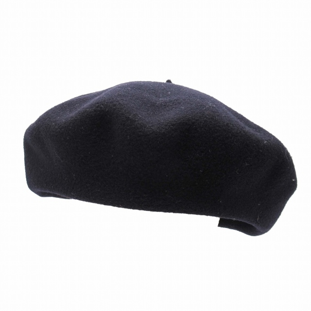 other(アザー)の美品 ロレール LAULHERE ヴァージンウール フェルト ベレー 帽子 黒 メンズの帽子(ハンチング/ベレー帽)の商品写真