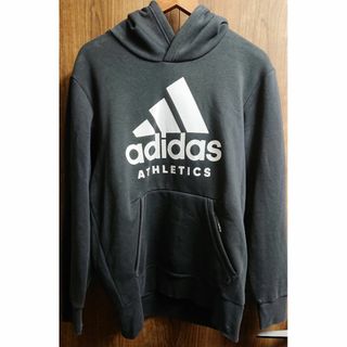 アディダス(adidas)の【中古美品】アディダス adidas アスレチックス ロゴ入りパーカー Lサイズ(パーカー)