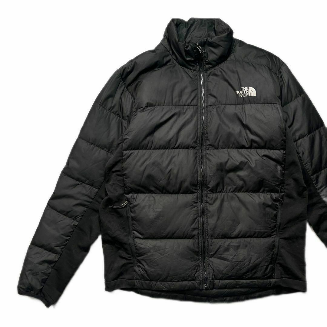 【THE NORTH FACE】ノースフェイスブラックダウンジャケット49袖丈