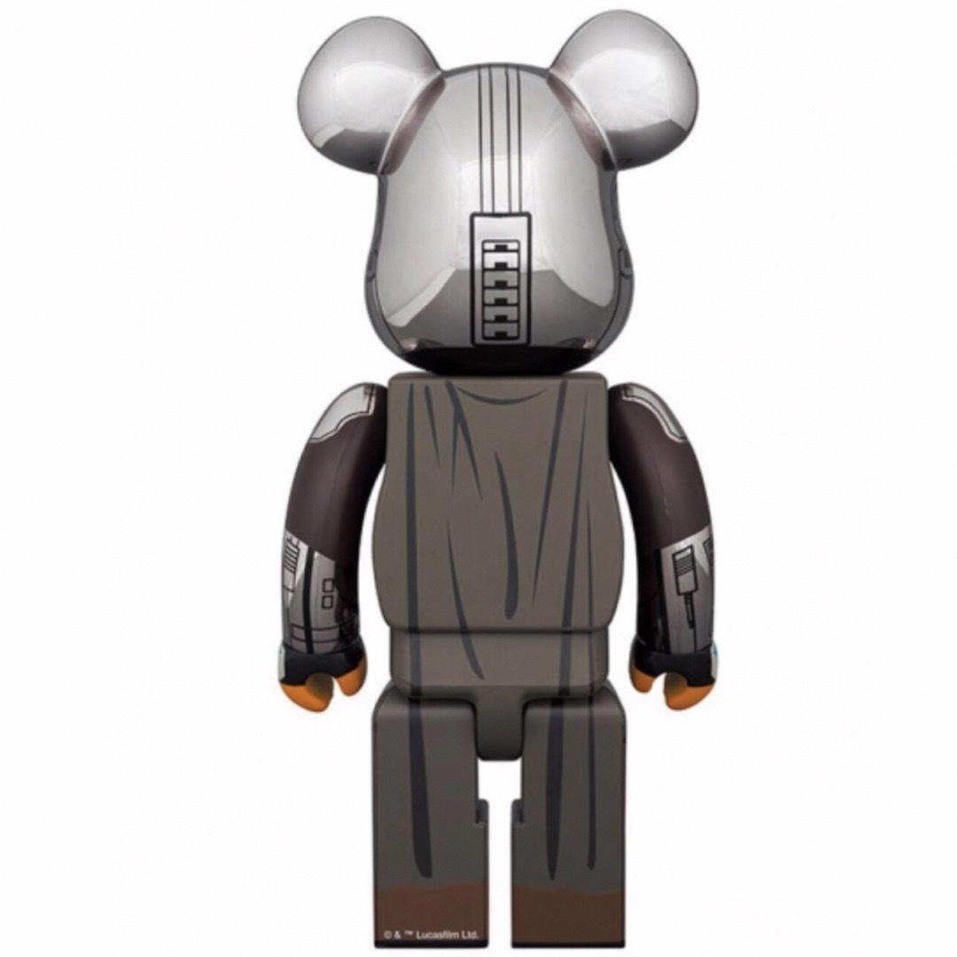 BE@RBRICK MANDALORIAN CHROME Ver.1000％MEDICOMTOY