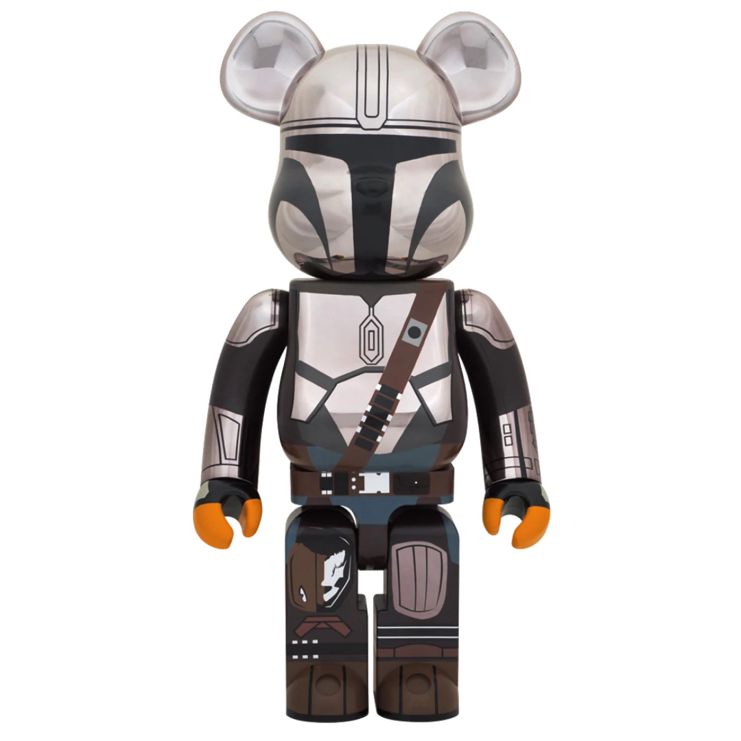 BE@RBRICK MANDALORIAN CHROME Ver.1000％MEDICOMTOY