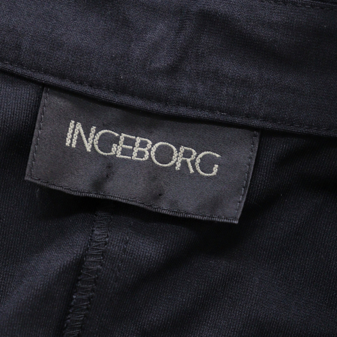 INGEBORG(インゲボルグ)のインゲボルグ INGEBORG フリルジャケット S/ブラック アウター 羽織り【2400013659093】 レディースのジャケット/アウター(その他)の商品写真