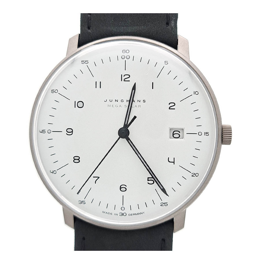 JUNGHANS(ユンハンス)のユンハンス マックスビル メガソーラー 059 2023 02 ソーラー チタン メンズ JUNGHANS 【中古】 【時計】 メンズの時計(腕時計(アナログ))の商品写真