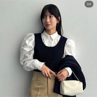 クラネ(CLANE)のCLANE TUCK SHOULDER SHIRT(シャツ/ブラウス(長袖/七分))