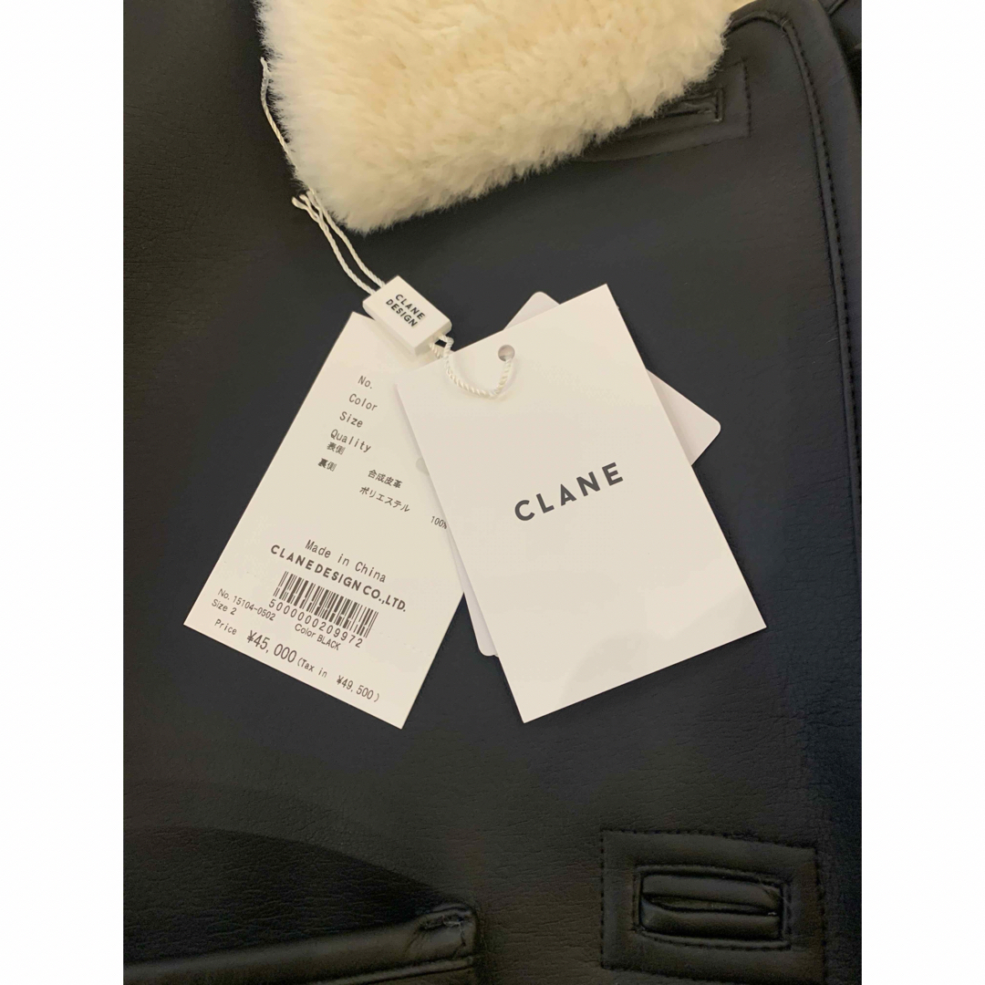 CLANE(クラネ)のCLANE VEGAN LEATHER BOA SHORT JACKET レディースのジャケット/アウター(その他)の商品写真