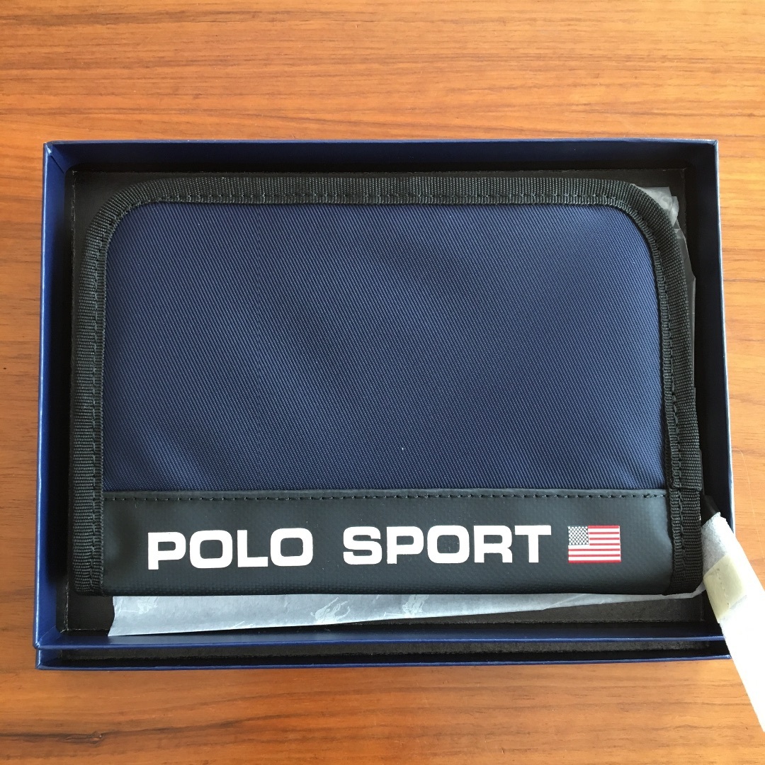 新品 POLO SPORT 財布 サイフ パスケース フラッグ