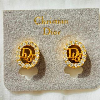 極美品 Dior イヤリング CD 旧ロゴ 刻印あり ゴールド美品希少 ...