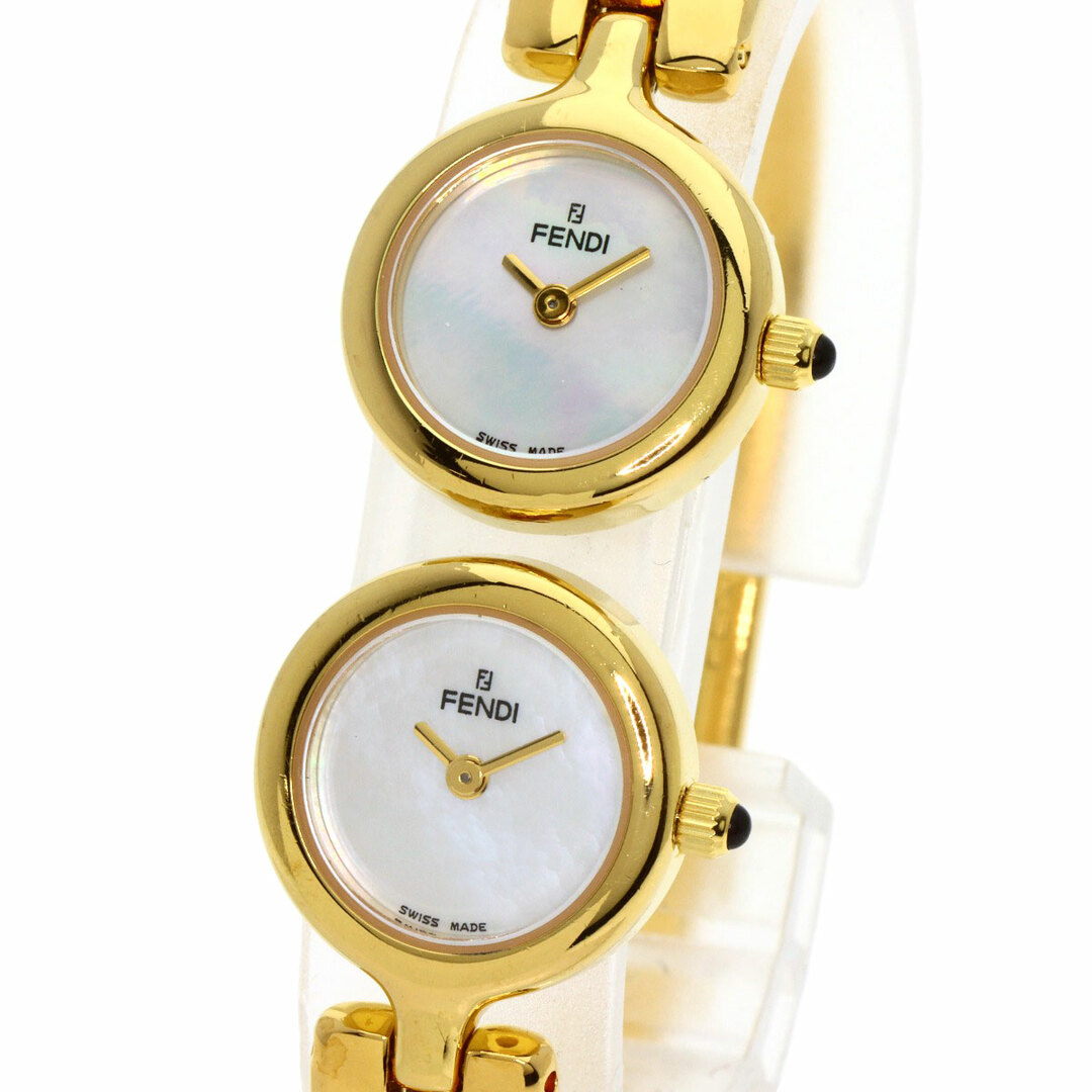 FENDI(フェンディ)のFENDI 620L デュアルタイム 腕時計 GP GP レディース レディースのファッション小物(腕時計)の商品写真