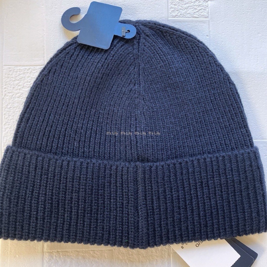 Ralph Lauren(ラルフローレン)のラルフローレン  ベア刺繍　ニット帽　メンズ　紺 メンズの帽子(ニット帽/ビーニー)の商品写真