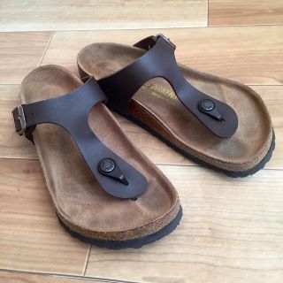 ビルケンシュトック(BIRKENSTOCK)の【SMKさま専用】ビルケンシュトック ギゼ 36 ダークブラウン(サンダル)