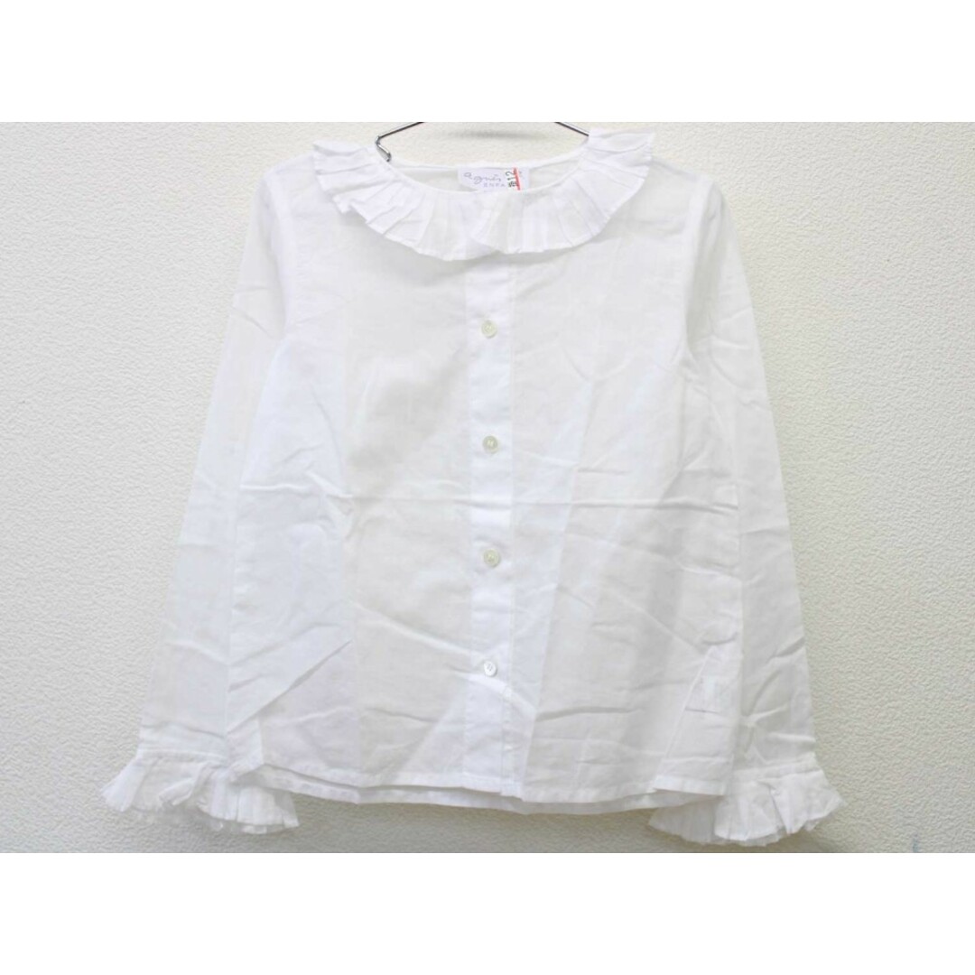 agnes b.(アニエスベー)の【新入荷!】◇アニエスb/アニエスベー/agnes b. ENFANT◇125cm 長袖ブラウス/シャツ 白 フォーマル 入学式 卒園式 結婚式 七五三 冠婚葬祭 発表会 謝恩会 通学 スクール【中古】子供服 キッズ kids 女の子 fml 211042 キッズ/ベビー/マタニティのベビー服(~85cm)(シャツ/カットソー)の商品写真