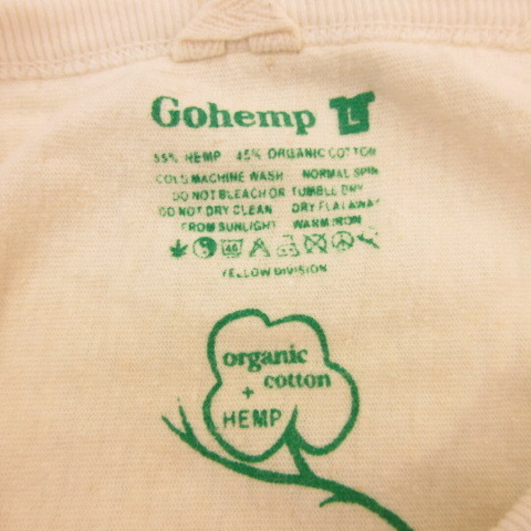 GO HEMP(ゴーヘンプ)のゴーヘンプ GO HEMP ナスングワム Nasngwam Tシャツ 七分袖 メンズのトップス(その他)の商品写真