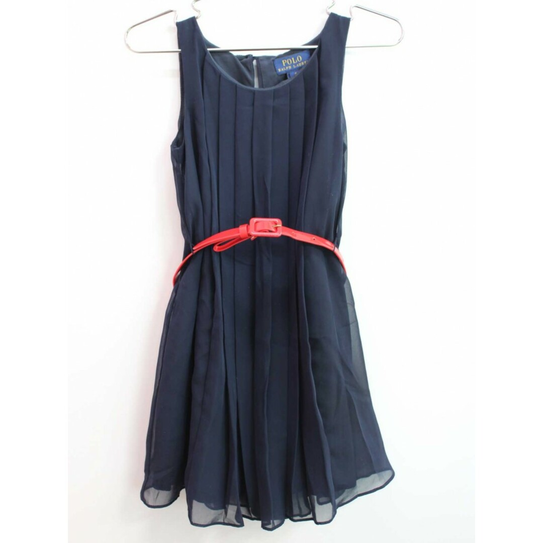 Ralph Lauren - 【新入荷!】◇ラルフローレン/Ralph Lauren◇110cm ジャンパースカート/ドレスワンピース 紺 フォーマル 入学式 卒園式 七五三 結婚式 冠婚葬祭 発表会 謝恩会【中古】子供服 キッズ kids 女の子 fml 311042