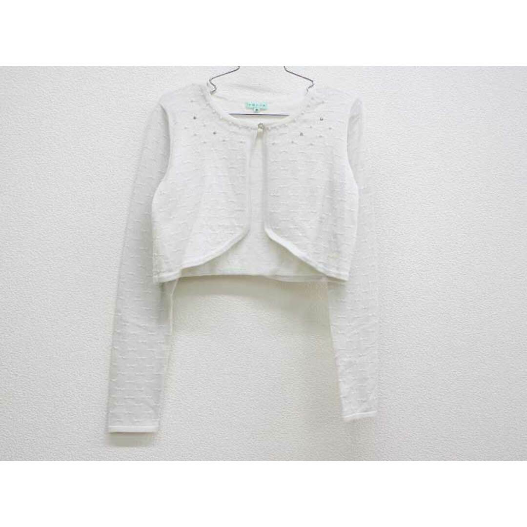 【新入荷!】▼トッカ/TOCCA BAMBINI▼140cm ボレロ/カーディガン 白 フォーマル 入学式 卒業式 結婚式 七五三 冠婚葬祭 発表会  【中古】子供服 キッズ kids ジュニア 女の子 fml 211042 | フリマアプリ ラクマ