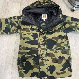 アベイシングエイプ(A BATHING APE)の美品スノボスキー⚪︎ベイシングエイプAPE kids120ゴアテックスジャケット(ジャケット/上着)