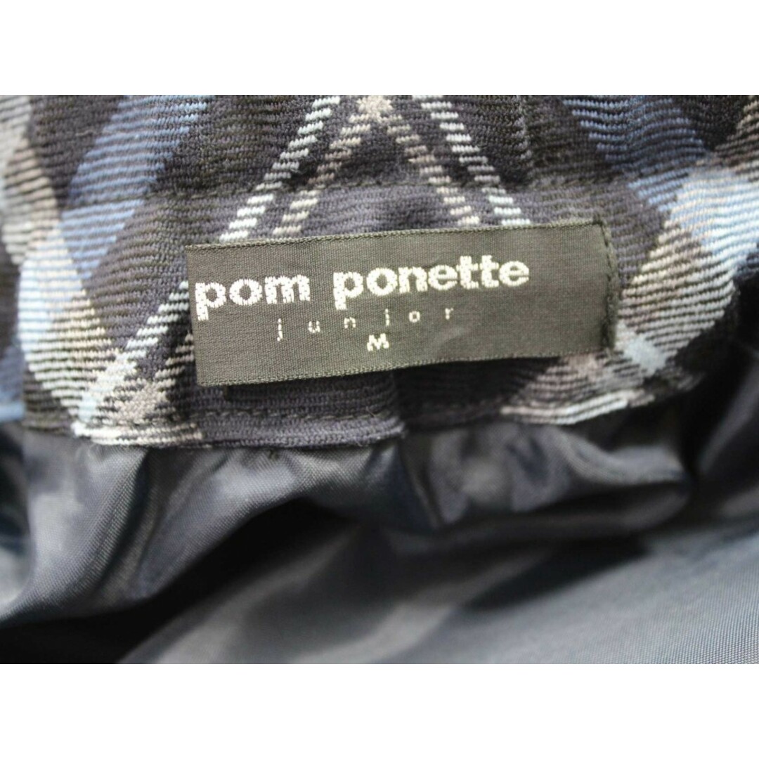 pom ponette(ポンポネット)の【新入荷!】◇ポンポネット/pom ponette◇150cm 紺×水色 プリーツスカート フォーマル 入学式 卒業式 結婚式 冠婚葬祭 発表会 謝恩会【中古】子供服 キッズ kids ジュニア 女の子 fml 111042 キッズ/ベビー/マタニティのキッズ服女の子用(90cm~)(スカート)の商品写真