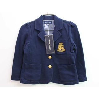 ラルフローレン(Ralph Lauren)の【新入荷!】新品・未使用品♪ラルフローレン/Ralph Lauren♪100cm ジャケット 紺 フォーマル 卒園式 入学式 結婚式 発表会 お稽古 七五三 子供服 キッズ kids 女の子 fml 211042(ジャケット/上着)