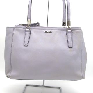 コーチ(COACH)のCOACH (コーチ) ハンドバッグ レザー 正面ロゴ グレーパープル レディース 30128 難あり(ハンドバッグ)