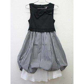 BeBe - 【新入荷!】▼ベベ/BeBe▼130cm ジャンパースカート 黒×白 フォーマル 入学式 卒園式 結婚式 七五三 冠婚葬祭 発表会 【中古】子供服 キッズ kids 女の子 fml 111042