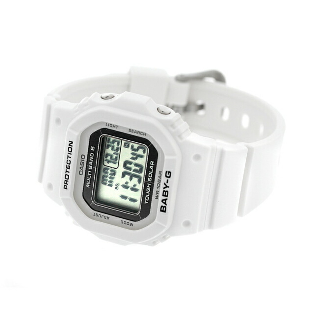 CASIO(カシオ)の【新品】カシオ CASIO Baby-G 腕時計 レディース BGD-5650-7ER ベビーG BGD-5650シリーズ 電波ソーラー 液晶xホワイト デジタル表示 レディースのファッション小物(腕時計)の商品写真