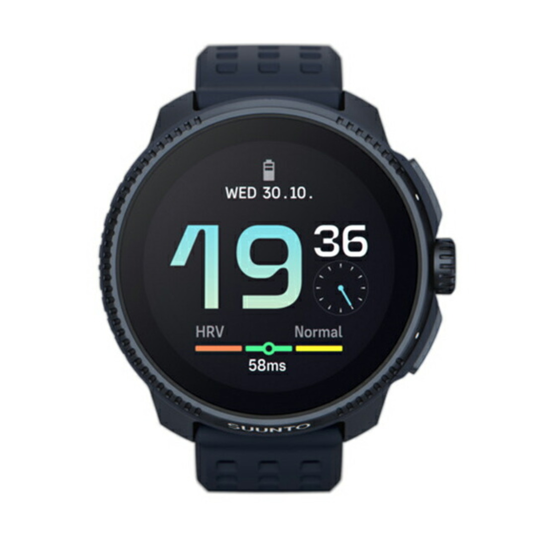 【新品】スント SUUNTO 腕時計 メンズ SS050930000 レース 充電式クオーツ 液晶xネイビー デジタル表示125-175cmラグ幅