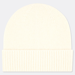 ユニクロ(UNIQLO)のUNIQLO カシミヤ 100% ニット帽 ビーニー カシミア オフホワイト(ニット帽/ビーニー)